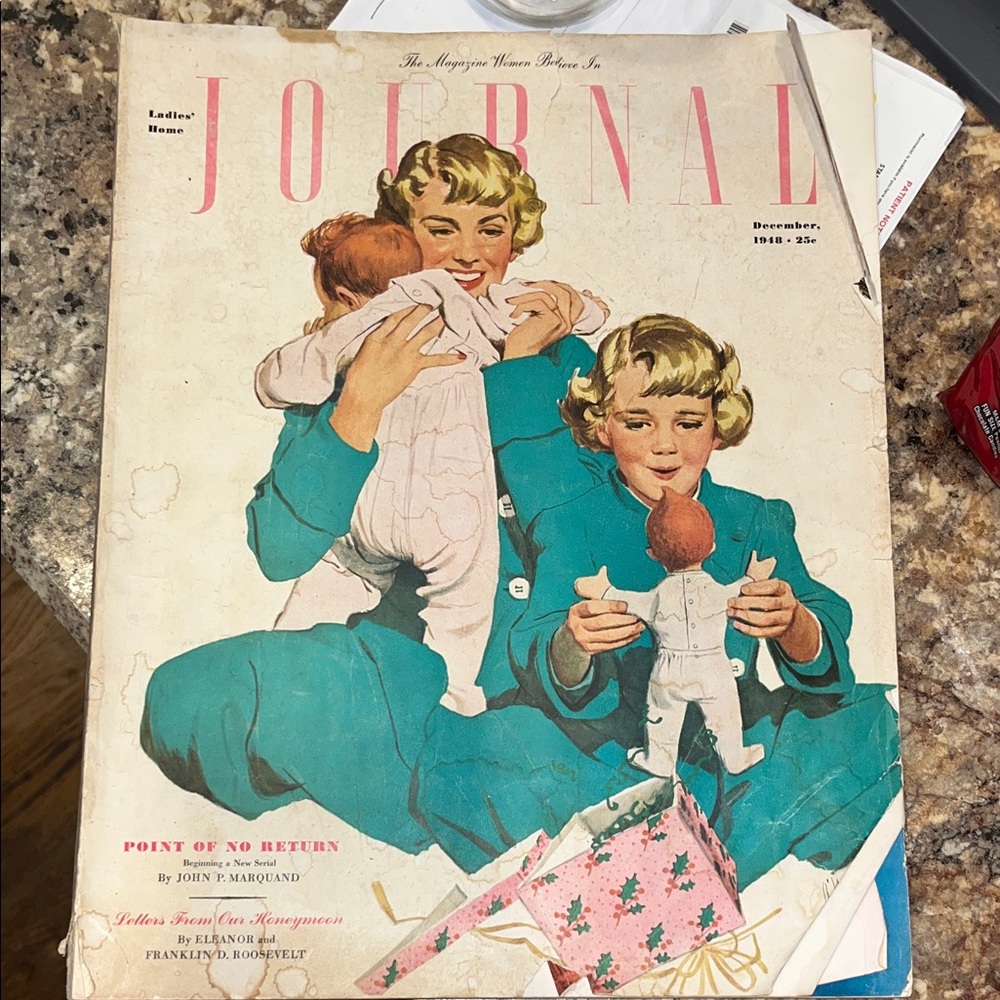 Vintage Ladies Home Journal December 1948
